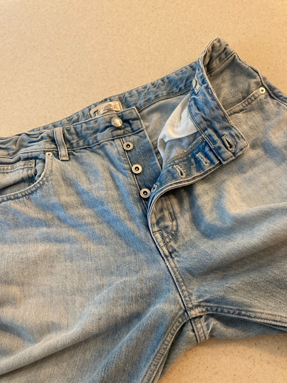 Madewell The Darted Barrel Leg Jean Women Size 30 - Picture 5 of 14